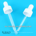 dropper 18/400 with glass pipette white plastic closure